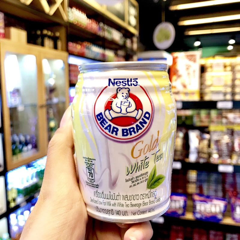 Sữa Gold Vị Trà White Tea Nestle Thái Lon 140ml (Vàng)