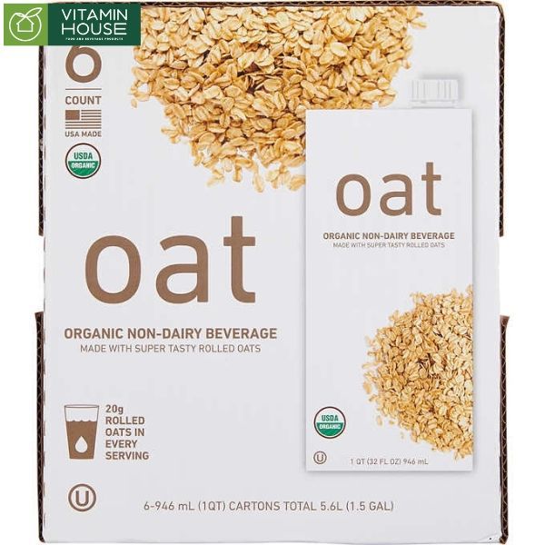 Sữa Yến Mạch Oat Organic Non Mỹ Hộp 946ml