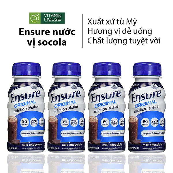 Sữa Ensure Original Mỹ Vị Socola