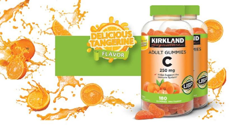 Gummy Adult Vitamin C 250mg Kirkland 180v