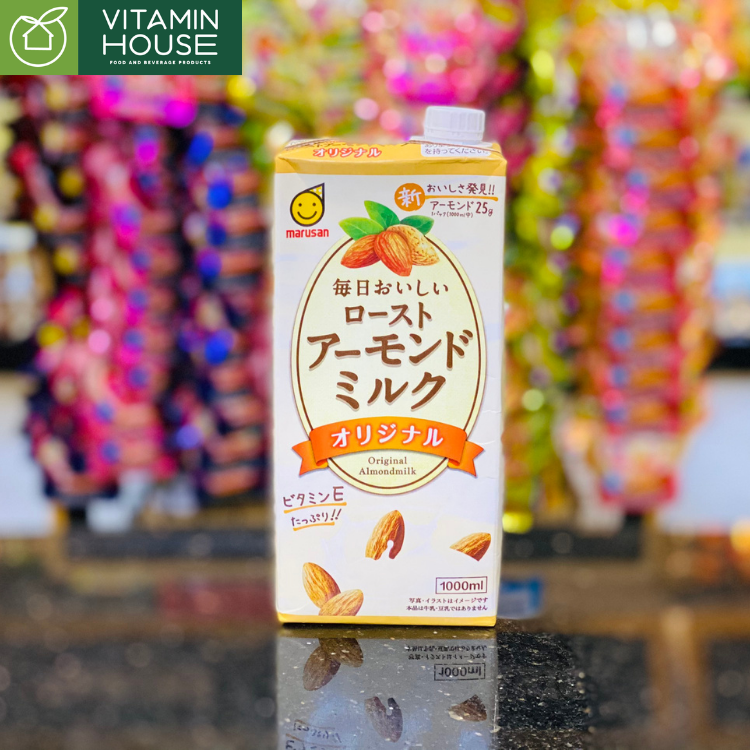 Sữa Hạnh Nhân Marusan Vị Tự Nhiên Nhật 1l