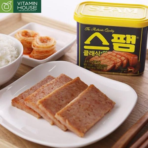 Thịt Hộp Spam Classic HQ Hộp 340g