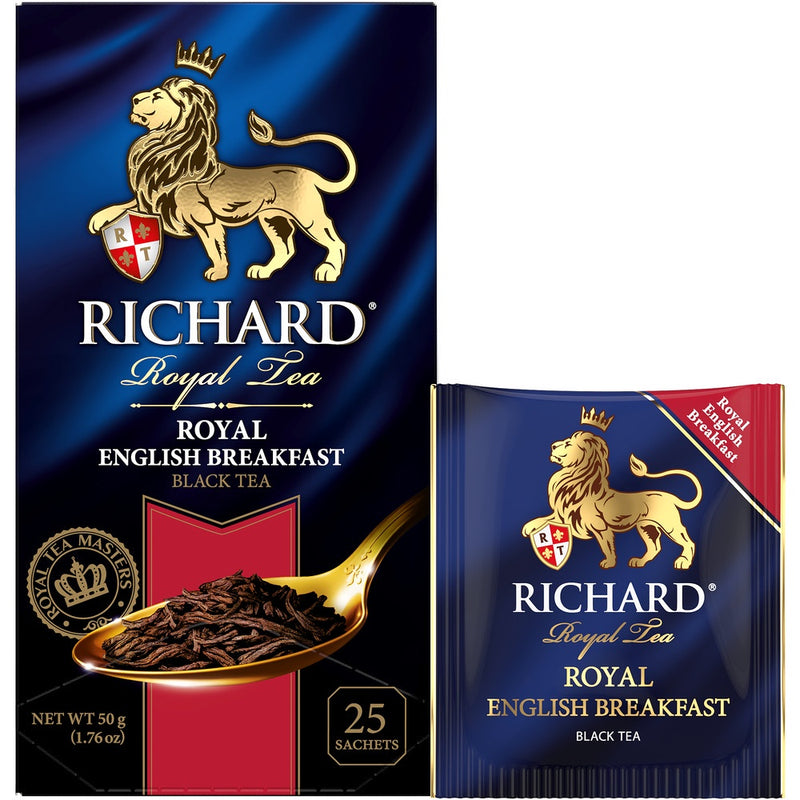 Trà Đen Túi Lọc Royal English Breakfast Anh Hộp 50g