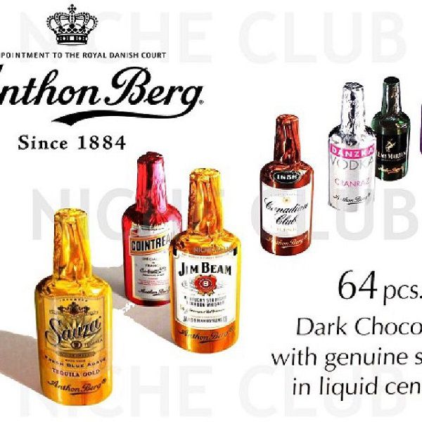 Chocolate Nhân Rượu Anthon Berg Đan Mạch Hộp 64 Cái (NEW)