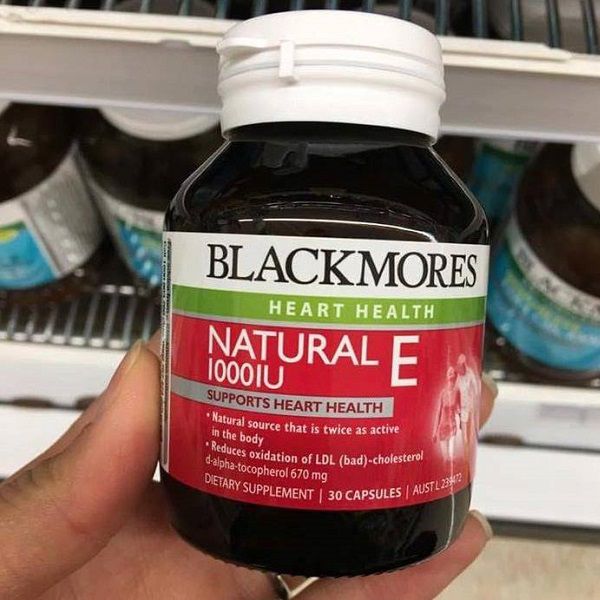 Viên uống bổ sung Vitamin E Blackmores Natural 30 viên