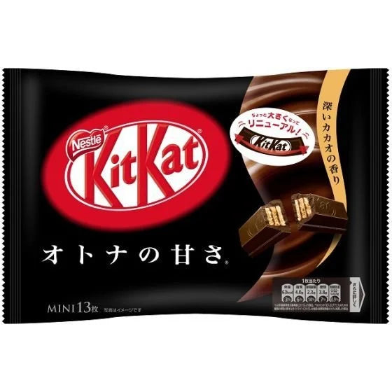 Bánh Xốp KitKat Mini Vị Dark Choco Nhật Gói 171g