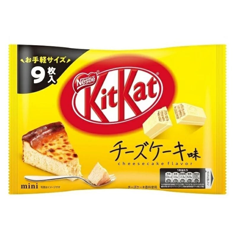 Bánh Xốp KitKat Mini Vị Cheesecake Nestle Nhật Gói 9 Thanh