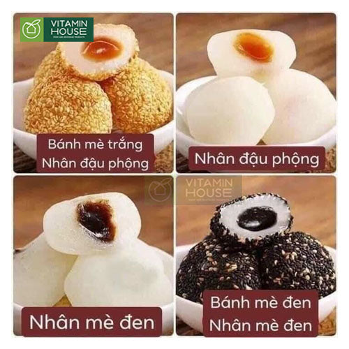 Bánh Mochi Vị Mè Đen Qidea ĐL Hộp 210g