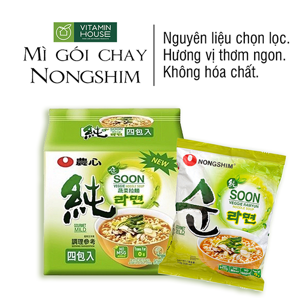 Mì nước chay NongShim 112g