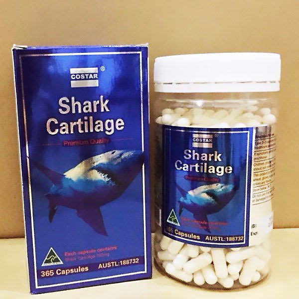 Viên Uống Bổ Khớp Sụn Vi Cá Mập Shark Cartilage Costar Úc Hộp 365 Viên