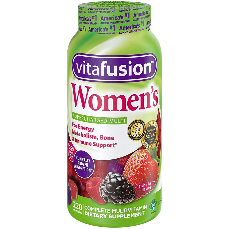 Gummy Tổng Hợp Cho Nữ Vitafusion Mỹ 220v