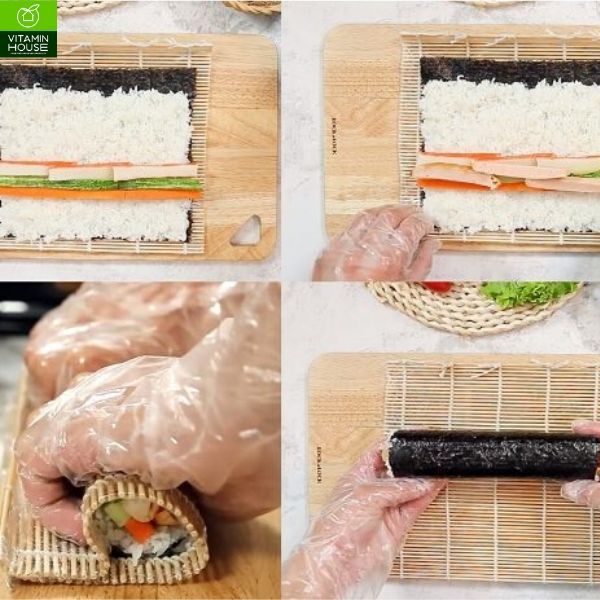 Tre cuộn Kimbap 24cm