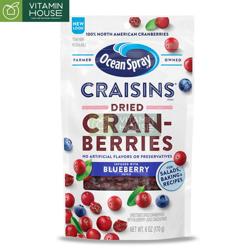 Trái Cranberries - Blueberry sấy khô Ocean Spray 170g