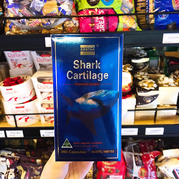 Viên Uống Bổ Khớp Sụn Vi Cá Mập Shark Cartilage Costar Úc Hộp 365 Viên