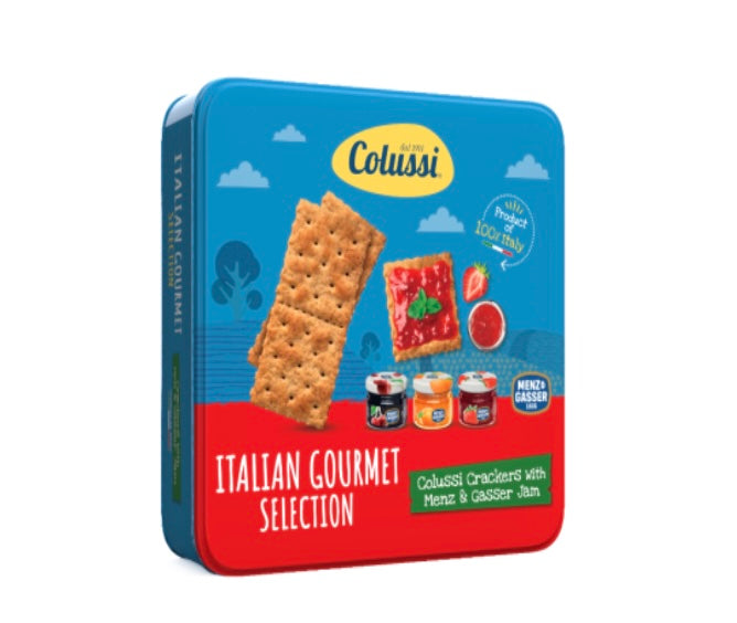 Bánh Quy Mặn Cracker Italian Gourmet Selection Ý Hộp 334g