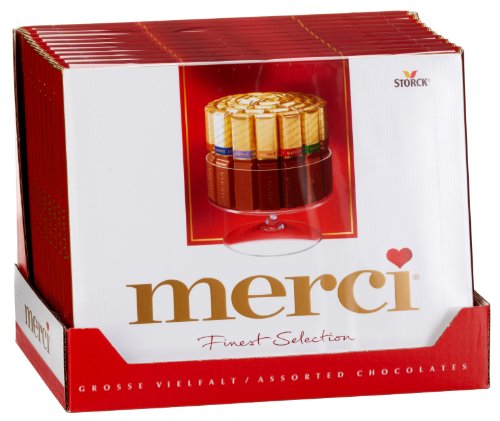 Chocolate Hỗn Hợp Merci Finest Selection Chocolate 500G (Hộp Thiếc)