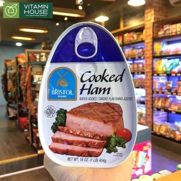 Thịt hộp Cooked Ham Bristol 454g