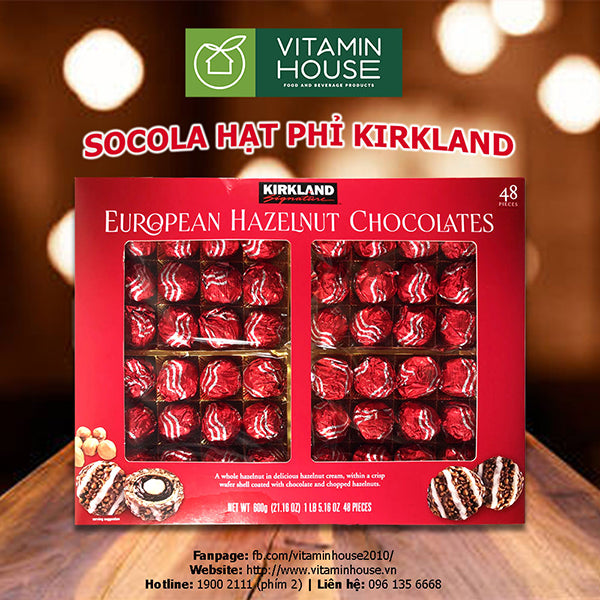Chocolate Hạt Phỉ Kirkland