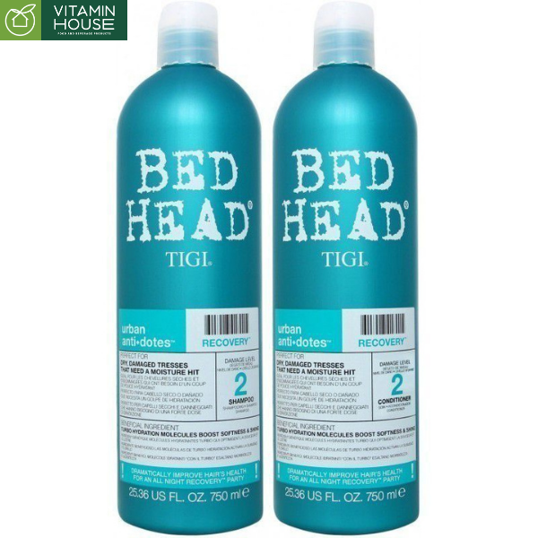 Set Dầu gội xả Bed Head Tigi Rehab For Hair (xanh)