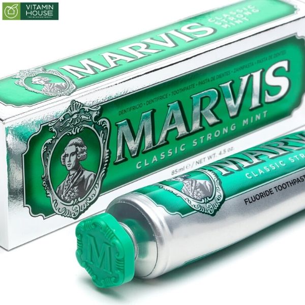 Kem Đánh Răng MARVIS - Classic Strong Mint 85ml