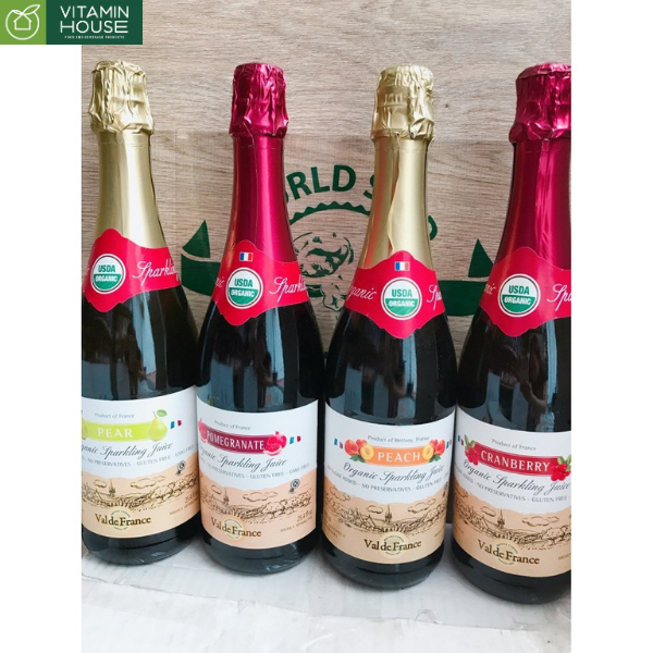 Nước Trái Cây Apple Pomegranate Organic Pháp 750ml