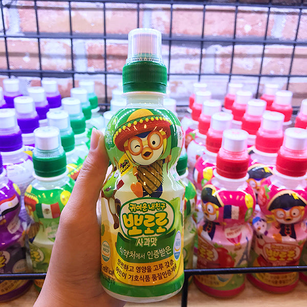 Nước trái cây pororo xanh lá 235ml