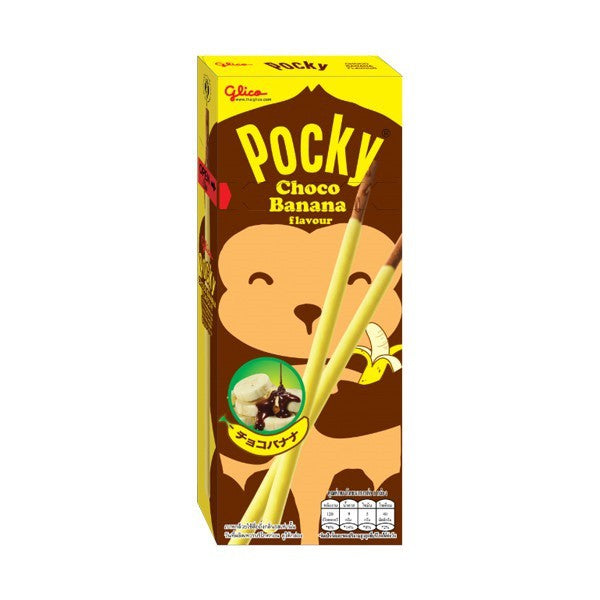 Bánh Que Pocky Vị Chocolate Chuối Glico Thái Hộp 25g