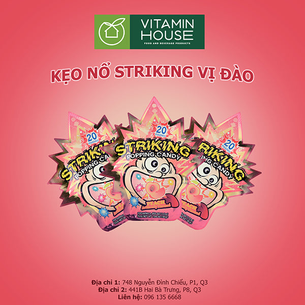 Kẹo Nổ Vị Đào