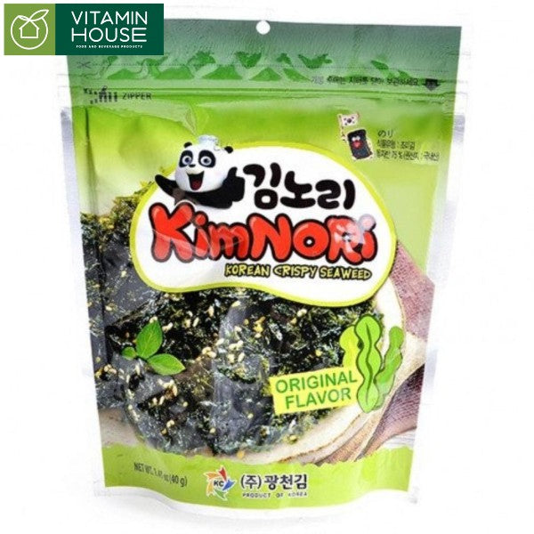 Snack rong biển KIMNORI vị truyền thống 40g ( x.lá )