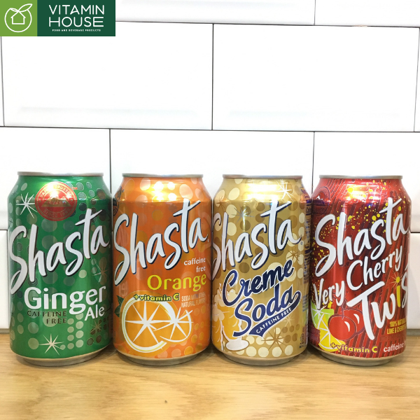 Nước Ngọt Shasta Vị Cam 355ml