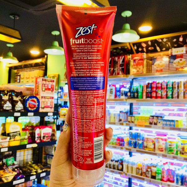 Sữa Tắm Zest Fruitboost Revitalizing Shower Gel 295ml