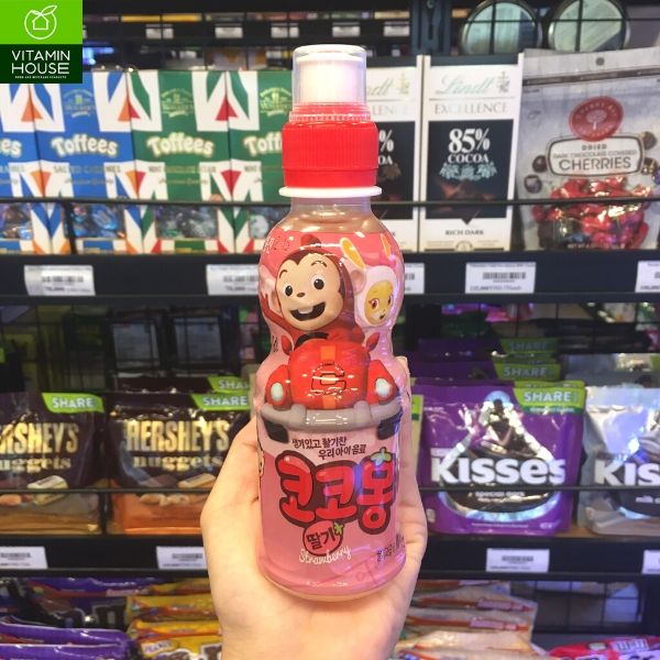 Nước KoKoMong Strawberry 200ml ( hồng )