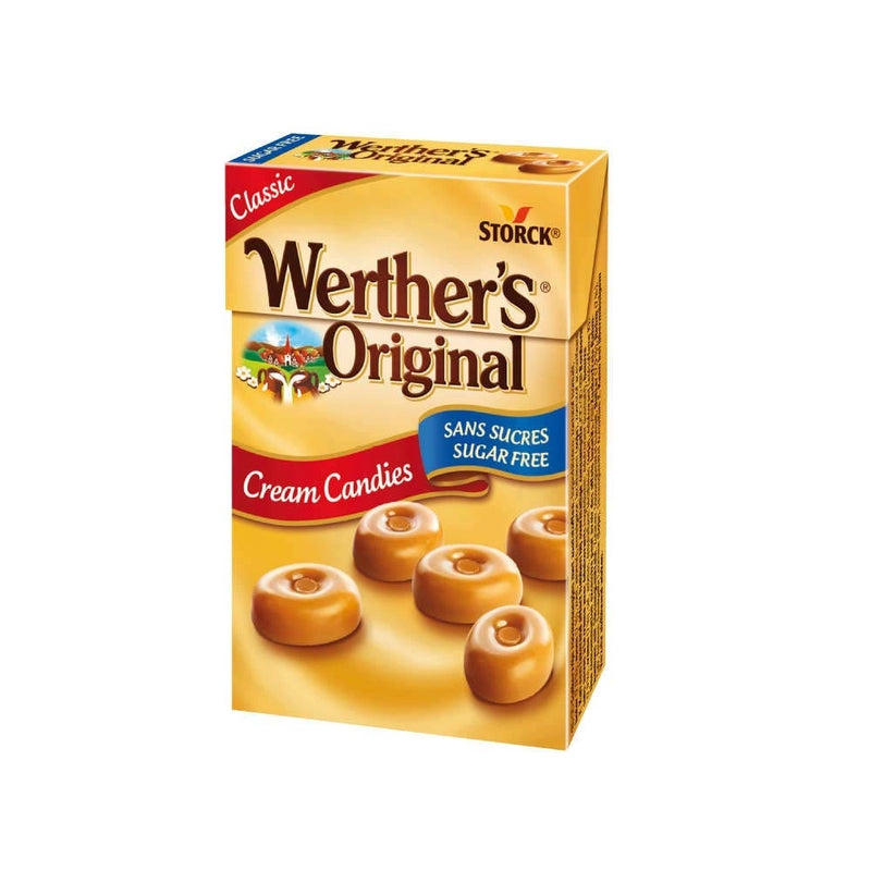 Hộp Kẹo Werther Original Cream Candies Sugar Free 42gr