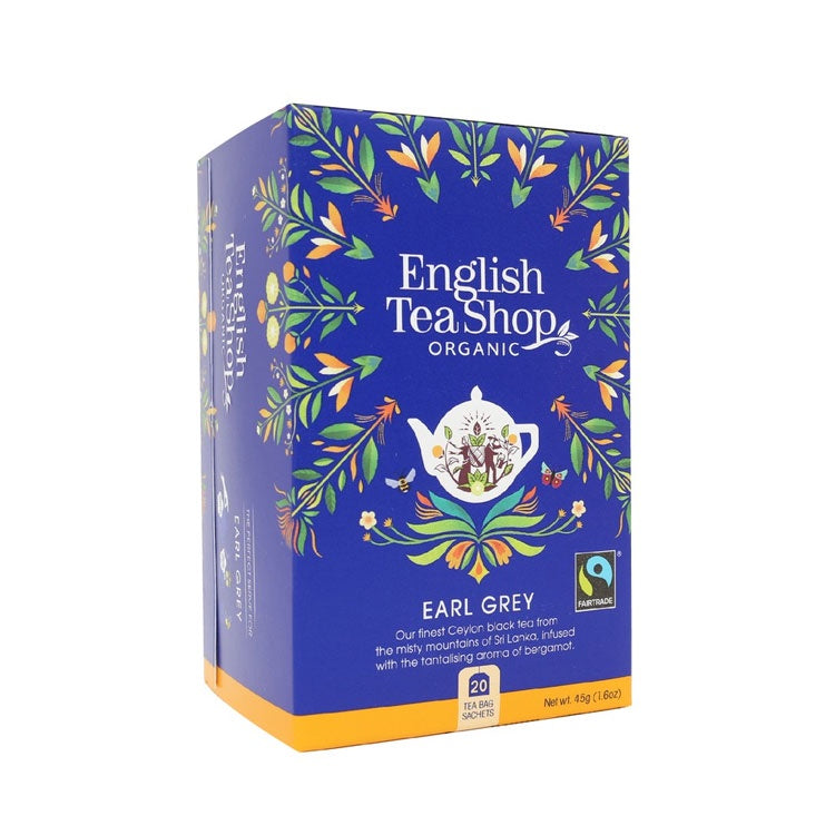 Hộp Trà Organic English Tea Shop Earl Grey 20 Gói