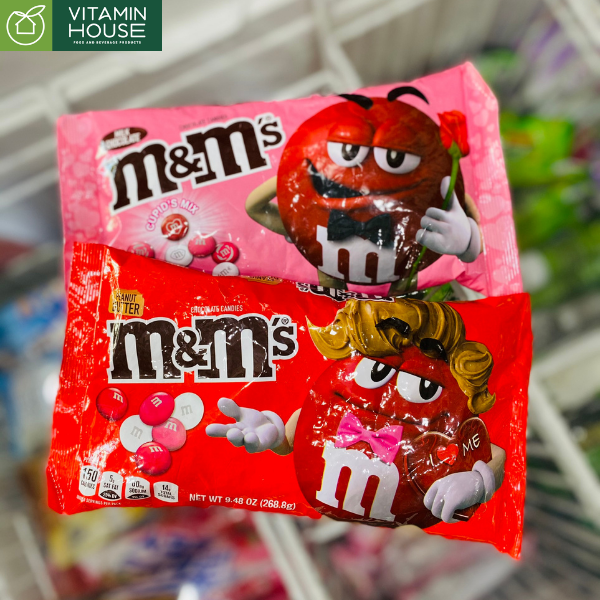 Chocolate M&M Candies Cupids Mix (hồng)