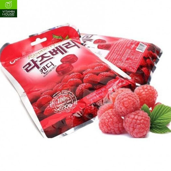 Kẹo trái cây vị mâm xôi CW 100G