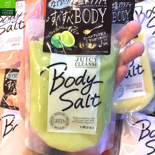 Tẩy Tế Bào Chết Utena Body Salt Lime 300gr
