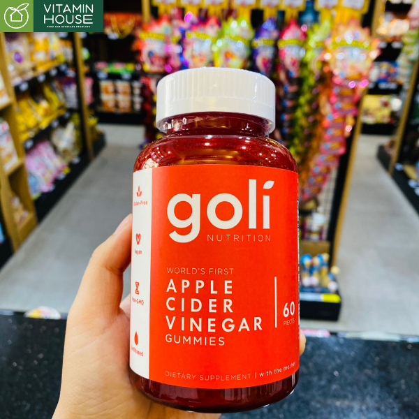 Gummies Giấm Táo Giảm Cân Goli Mỹ 60v