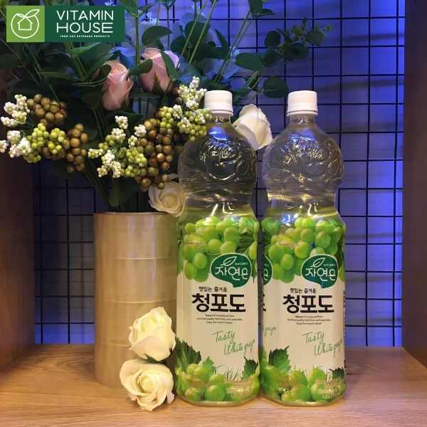 Nước Ép Nho Mẫu Đơn Woongjin HQ 1.5L