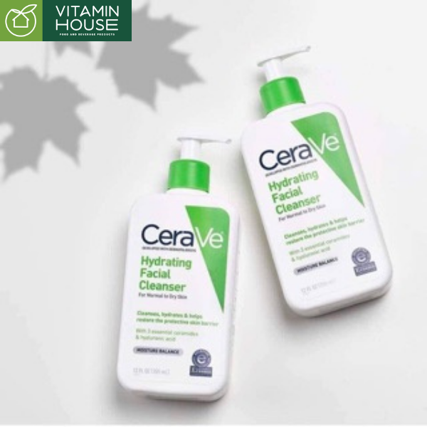 Sữa rửa mặt Cerave Hydrating Facial Cleanser 355ml dành cho da khô