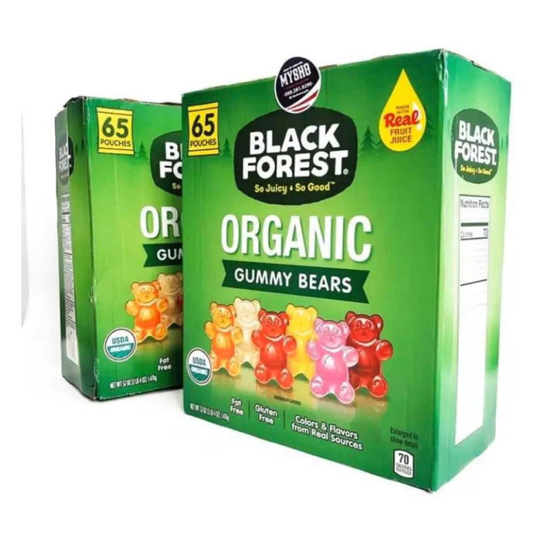 Kẹo Dẻo Gấu Black Forest Organic Gummy Bear Mỹ Gói 23g