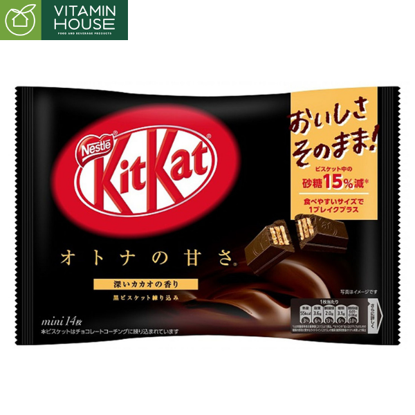 Kitkat Mini Đắng Nestlé 130g (đen)