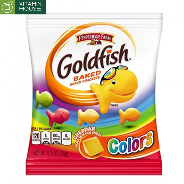 Bánh Cá Goldfish Cheddar Mỹ 26g