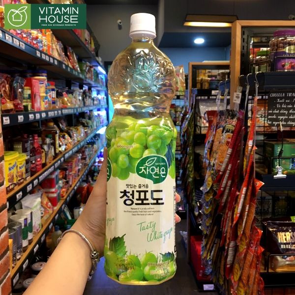 Nước Ép Nho Mẫu Đơn Woongjin HQ 1.5L