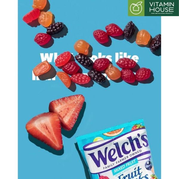 Kẹo Dẻo Trái Cây Welchs Mỹ Gói 22.7g