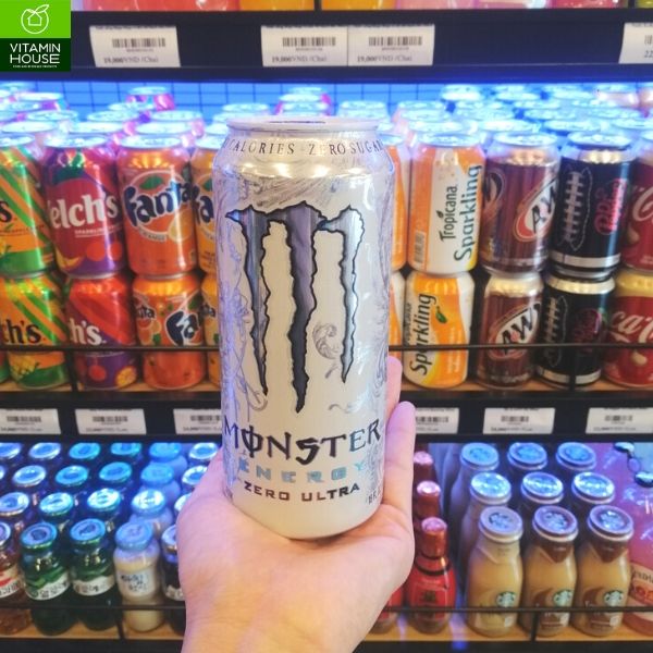 Nước tăng lực Monster trắng 473ml