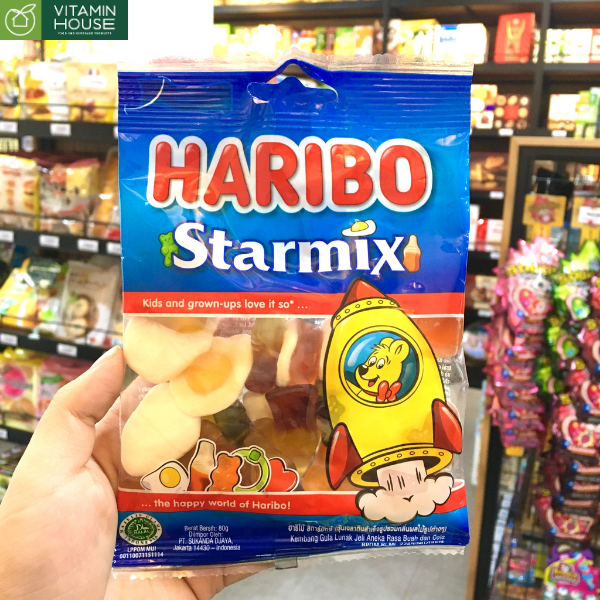 Kẹo Dẻo Haribo Starmix 80g