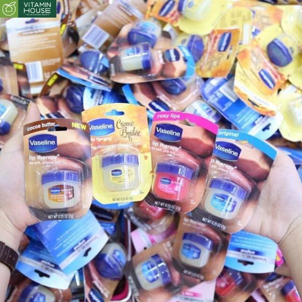 Sáp dưỡng môi Vaseline Original 7g (trắng)