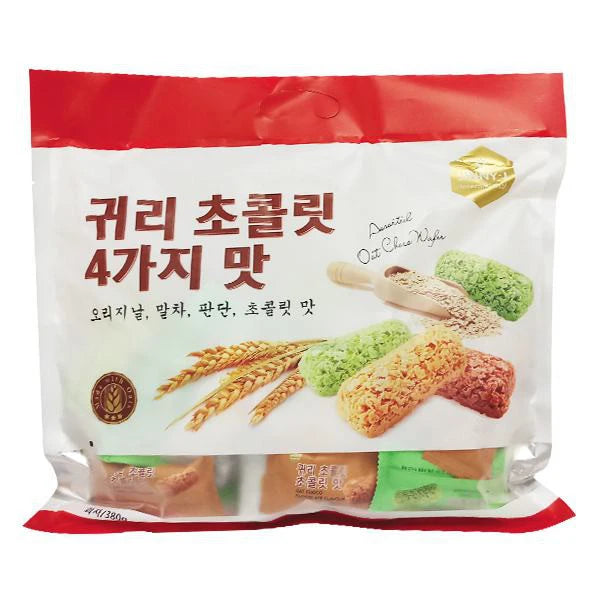 Bánh Xốp Oat Choco Hỗn Hợp Jinny-J HQ Gói 350g
