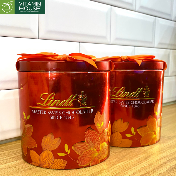 Socola Lindt Hỗn Hợp Oval Tin 144g (đỏ)